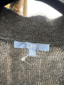 Cozy Grey Green Knit Cardigan