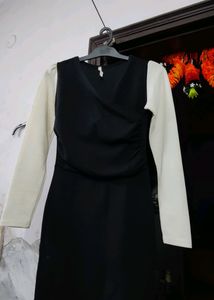 Chic Colorblock Mini Dress