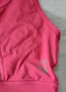 Pink Athletic Tank/Sports Bra