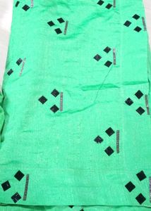 Pista Colour Saree