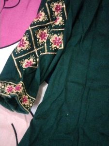 Bottle Green Suit Party Wear