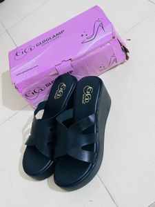 Black GLOGLAMP  woman flat