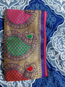 Ethnic Paisley Pouch