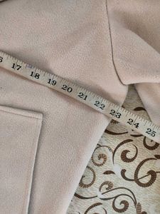 Long Blazer Cream Colour
