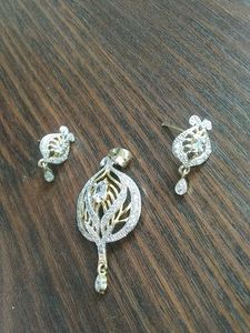 Elegant Pendant and Earring Set