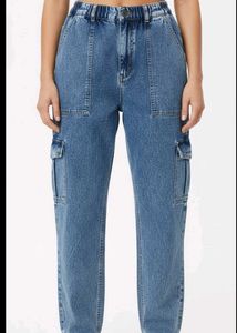 Vintage Denim Cargo Pants