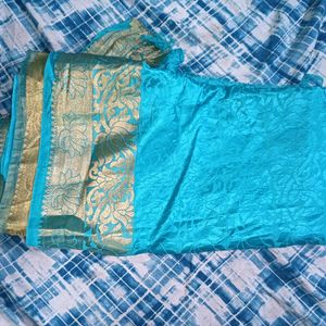 Pink Patterned Saree
