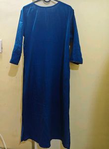 Elegant Blue Embroidered Kurta