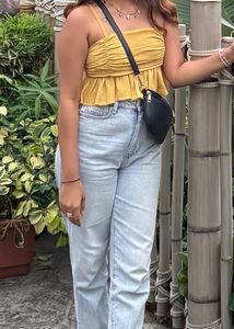 H&amp;M Light Blue Mom Jeans