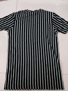 Striped Black &amp; White Tee