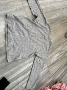 Gray Long Sleeve T-Shirt