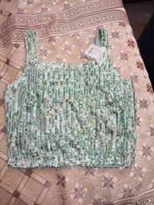Sequin Party Crop Top