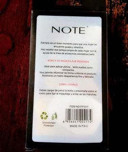 NOTE Makeup Sponges - New. With Makup Brush