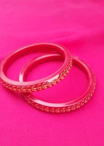 Red &amp; Gold Bangles