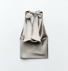 Satin Halter Top