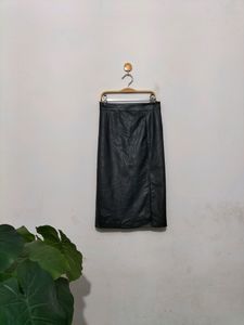 Leather Side Slit Skirt 🖤