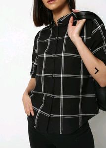 A Checked Denim Shirt