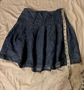 Cute Denim Mini Skirt