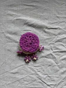 Crochet Macaroon Buddy (Purple)