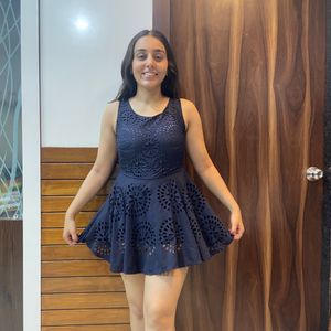 Navy Blue Short Dress