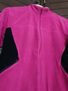 Champion Women Pink Fleece Jacket