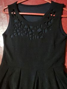 Sleeveless A Line Pleated Dress