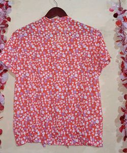 Flawless New Coral Color Top