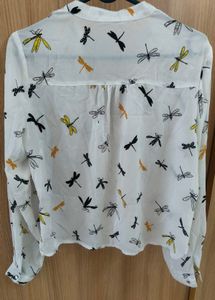 Dragonfly Print Top