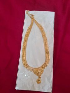 Long Heavy Gold Plated Necklace At Rs 380 Only