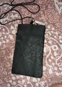 Embroidered Camel Phone Bag