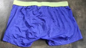 Men&#39;s Blue Patterned Boxer Briefs