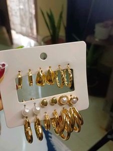 Assorted Earrings Set Of 9
