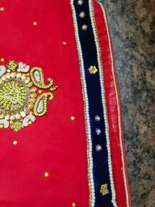 Red Heavy Pure Saree
