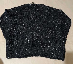 Sparkly Silver Sweater