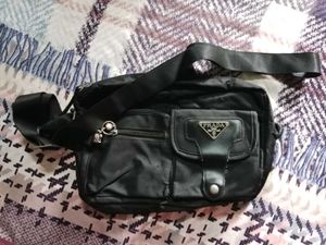 Prada Black Nylon Crossbody Bag