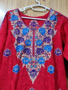Red Kurta