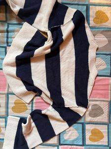 H&amp;M Striped Knit Sweater