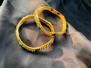 Gold Polish 1 Gr Bangles
