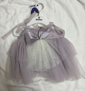 Cute Purple Tulle Dress
