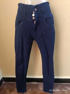 New 30 Size High-Waisted Denim Jeans