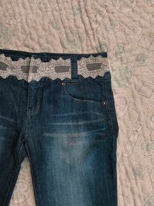 Y2K.  Stylish Dark Wash Jeans