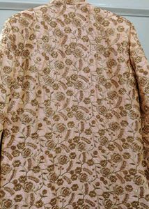 Peace Floral Design Sherwani For Men