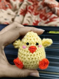 Handmade Duckling Keyring