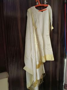 Chanderi Kurta And Bful Elegant Dupatta