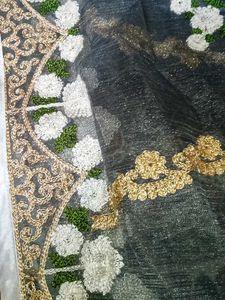 Floral Embroidered Dupatta