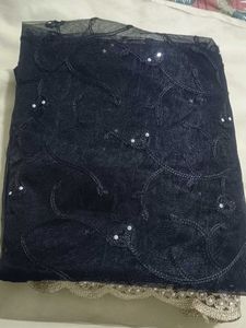 Elegant Black Saree