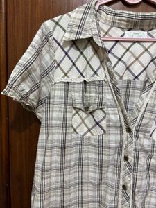 short-sleeved button-down