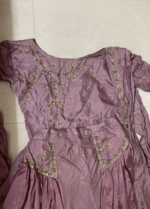 lehenga with top, Zari