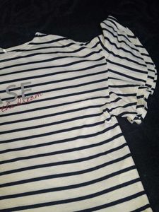 Striped &#34;Chase the Dream&#34; Tee