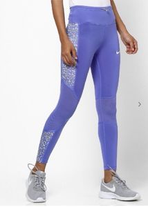 NIKEHigh-Rise Slim Fit Sports Leggings with Printe